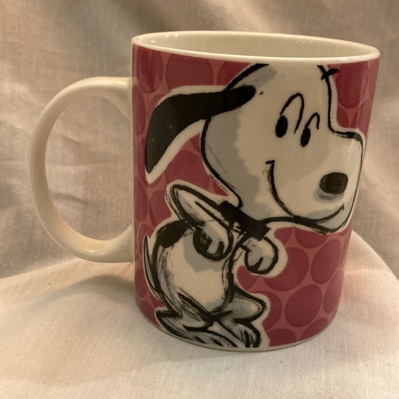 NWOT. Dancing, Snoopy, Coffee Mug - Picture 1 of 4